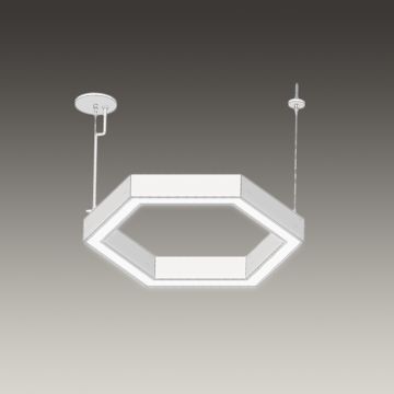 Alcon 12175-P LED Hexagon Pendant Light
