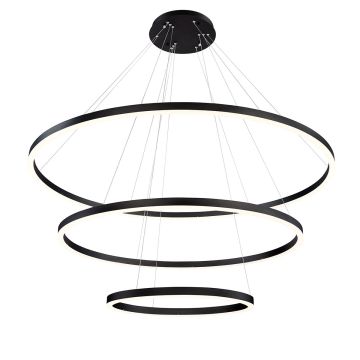 Alcon Lighting 12234 Cirkel Three-Tier 60.75 Inches LED Architectural Suspended Pendant Chandelier