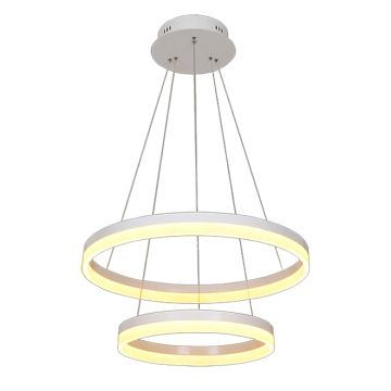 Alcon 12272-2 Architectural LED 2-Tier Ring Chandelier