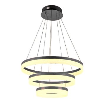 Alcon 12272-3 Architectural LED 3-Tier Ring Chandelier 