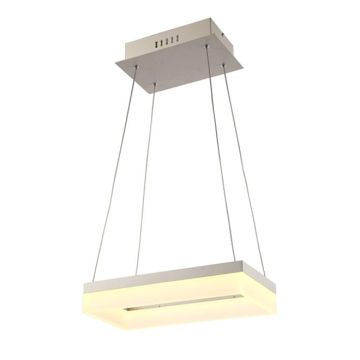 Alcon 12273-1 Rectangular Architectural LED 1-Tier Chandelier  