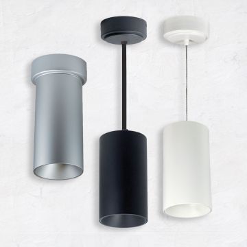 Alcon 12303 Silo Architectural LED 3 Inch Cylinder Pendant Light