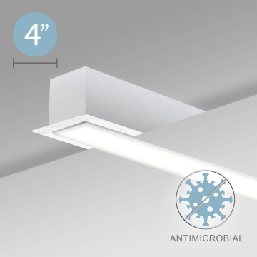Alcon 12500-40-R Linear Recessed Antimicrobial LED Light