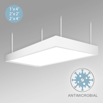Alcon 12515-P Panel Antimicrobial LED Low Bay Pendant Light