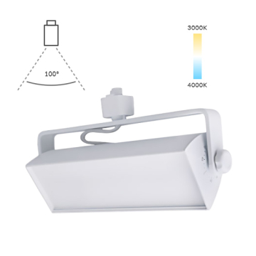 Alcon 13125 Adjustable Swivel Wall Wash Track LED Tracklight