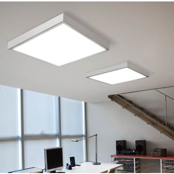 Alcon 11150 Prisma Architectural Field-Tunable LED Surface Mount Shallow Shroud and LED Flat Panel Box