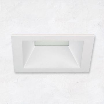 Alcon 14031-1 3-Inch Square Architectural LED Downlight Lensed Recessed Light