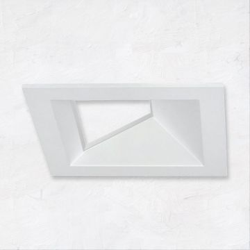 Alcon 14031-4 3-Inch Square Architectural LED Wall Wash Open Reflector Recessed Light