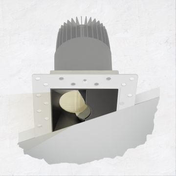 Alcon 14073-WW Illusione 2.5-Inch Architectural LED Wall Wash Square Recessed Light