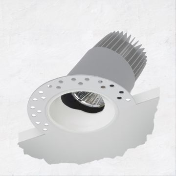 Alcon 14121-ADJ40 2.5-Inch 40-Degree Tilt Adjustable LED Trimless Recessed Light