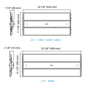 Alcon 15210 Linear High Bay LED Light