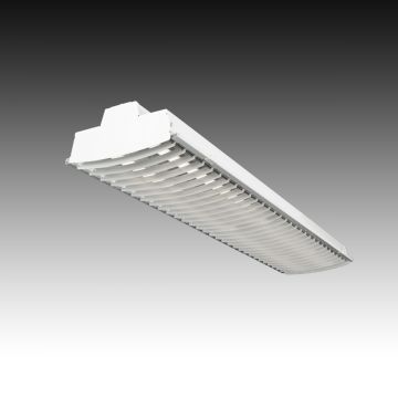 Alcon 15216 RFT 8-Foot Architectural LED Linear Louvered High Bay