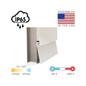 Angled Toe-Kick LED Baseboard Light Strip