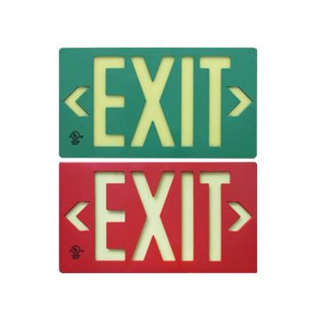Alcon Lighting 16117 Photoluminescent LED Exit Sign