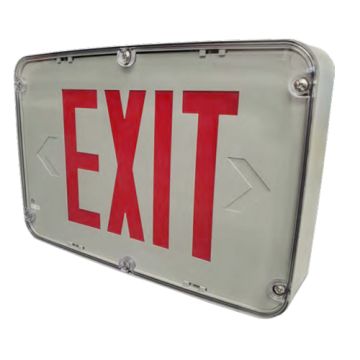 Alcon 16124 NEMA4X and NSF Rated LED Exit Sign