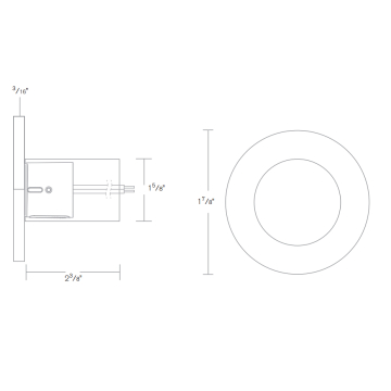 SPJ Lighting Forever Bright SPJ-GDG-30W-BS Outdoor LED Brass Recessed Step Light