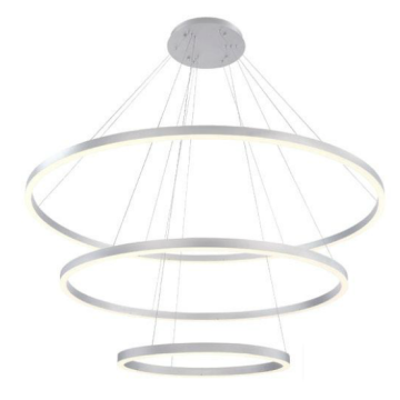 Alcon Lighting 12234 Cirkel Three-Tier 60.75 Inches LED Architectural Suspended Pendant Chandelier