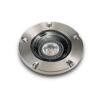 Alcon Lighting 9026-SS Harper Architectural Landscape LED Low Voltage In-Ground Drive-Over Rated Marine Grade Stainless Steel Well Light 