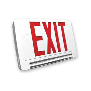 Alcon Lighting 16115 Combination LED Exit Signs with Emergency Lights
