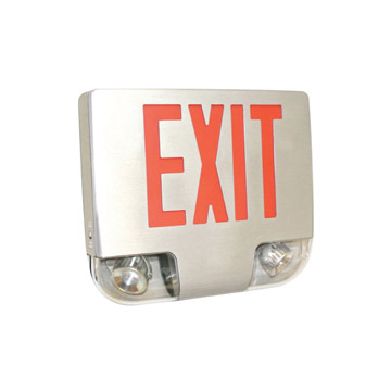 Alcon Lighting 16114 Combination LED Exit Signs with Emergency Lights