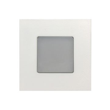 Alcon Lighting 9053 Ara LED Architectural Square Translucent Open Lens Recessed Pathway/Step Light.