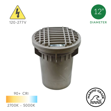 Alcon 9103 12-Inch In-Ground LED Well Light