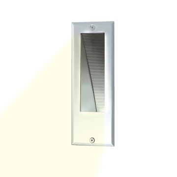 Alcon 9135 Exterior 8-Inch LED 120V Stainless Steel Steplight
