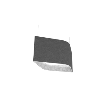 Alcon 11164 LED Dimond Shaped Pendant with Sound Absorbing Acoustics 