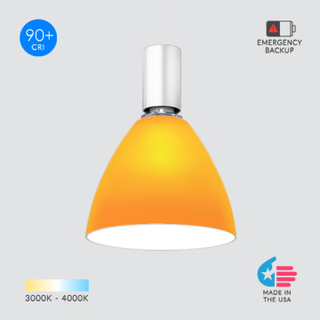 Alcon 15235 Melbourne Round Cone LED High Bay Commercial Lighting Pendant
