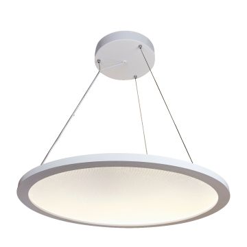 VE 12290 Disk Architectural LED Direct/Indirect Round Suspension Light - 2 Foot