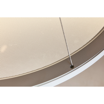 VE 12290 Disk Architectural LED Direct/Indirect Round Suspension Light - 2 Foot