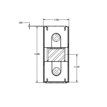 Alcon Lighting Beam 23 6017 Fluorescent Surface Mount  Light Fixture - Direct