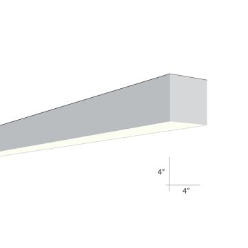 Alcon Lighting Beam 44 Series 6016-8 Architectural 8 Foot Surface Linear Fluorescent Ceiling Light Fixture
