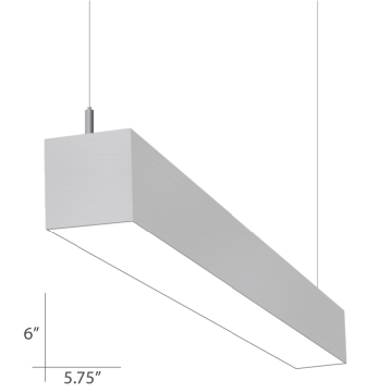 Alcon Lighting Beam 66 Series 10120-4 Architectural 4 Foot Linear Fluorescent Pendant Mount Light Fixture