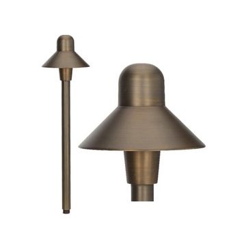 Alcon 9081 Brass LED Landscape Path Light