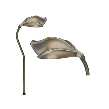 Alcon 9075 Aspen Solid Brass Low Voltage LED Architectural Landscape Path Light Fixture