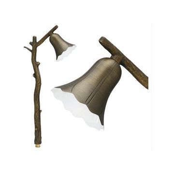 Alcon 9072 Solid Brass Low Voltage LED Architectural Landscape Path Light Fixture