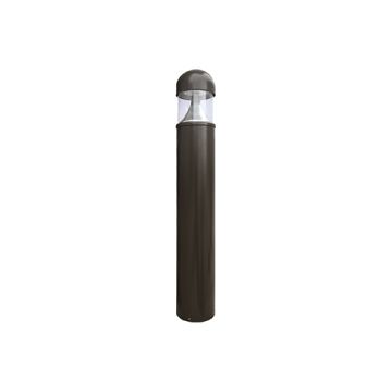 Alcon 9091 Baliz LED 42 Inch Round Top Sand Blasted Louver High Efficiency Bollard Pathway Lighting