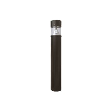 Alcon 9093 Baliz LED 40.5 Inch Flat Top Sand Blasted Louver High Efficiency Bollard Pathway Lighting