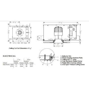 Evoke® E29SD-G2-HP-TL 2.9" Square Downlight Gen 2 HP Trimless LED 