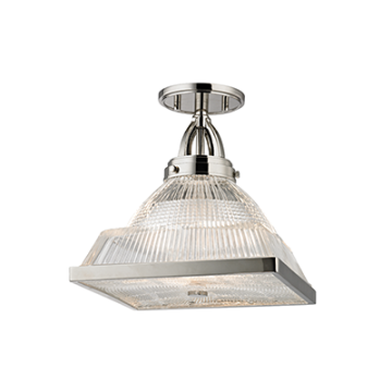 Hudson Valley Harriman Semi Flush 4410-PN LED Ceiling Mount Light Fixture