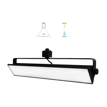 Alcon 13126 Architectural Fixed Connector 26 Inch LED Wall Wash Track Fixture with 90 Degree Vertical Adjustment