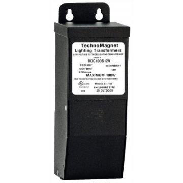 100W 12V DC Indoor/Outdoor Dimmable LED DC Magnetic Transformer Driver