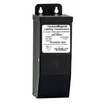 100W 24V DC Outdoor NEMA 3 Rated Dimmable LED DC Magnetic Transformer Driver