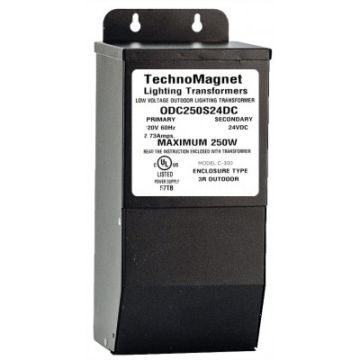ODC250S24VDC 250W 24V DC Indoor/Outdoor Dimmable LED DC Magnetic Transformer Driver