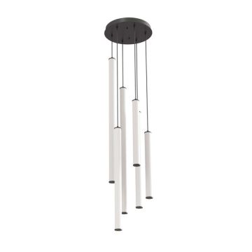 Alcon 12146-6R Architectural LED Tube Round Base Suspension Light Fixture