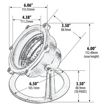 Alcon 17003 Architectural Underwater RGB LED Light
