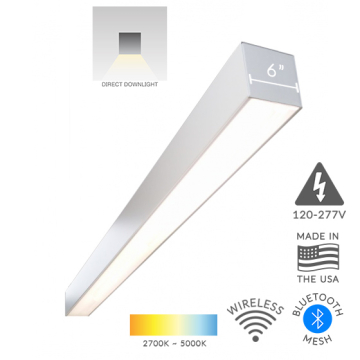 Alcon 12100-66-S Linear Surface-Mount LED Downlight