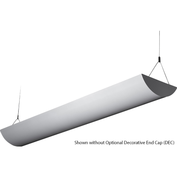 Alcon Lighting Arc 10119  Fluorescent Architectural Linear Suspended Light Fixture – Indirect Only