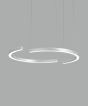 Image 1 of Alcon 12258 Half Circle 180° LED Pendant Uplight and Downlight